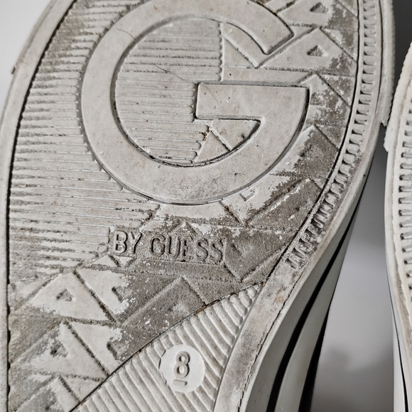 G by Guess Size 8 High Top Black Lace Up Sneakers Shoes - Picture 11 of 12